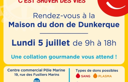 Mon sang pour les autres
Lundi 5 juillet 2021